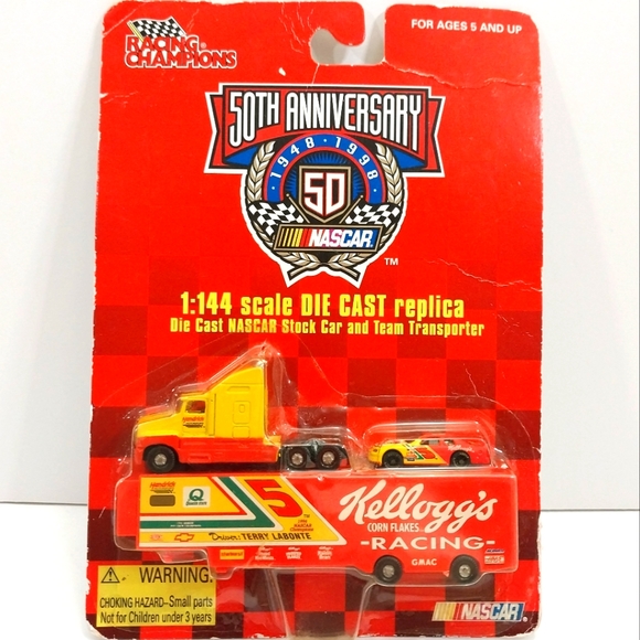 Nascar Terry Labonte Diecast Car and Team Transporter 50th Anniversary  #N035 - Picture 1 of 3